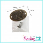 LABEL TAG - IRON GOODS - RECTANGLE/OBLONG OVAL/SQUARE/OVAL